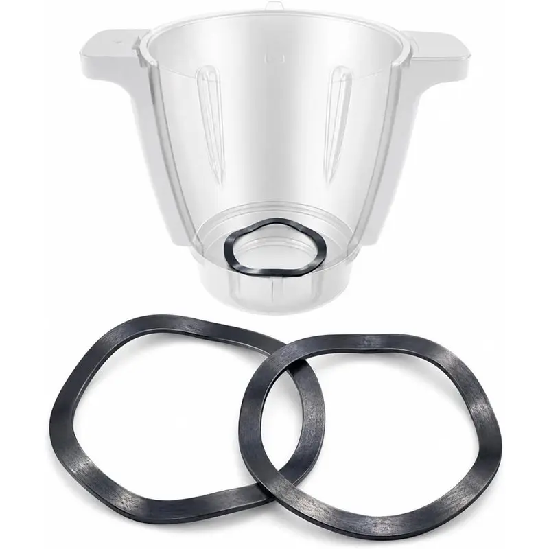 [HOT!A24R】 For Monsieur Cuisine Smart Edition Plus,Durable Manganese Steel Replacement Gasket& Spring Ring Set(2 Pieces)