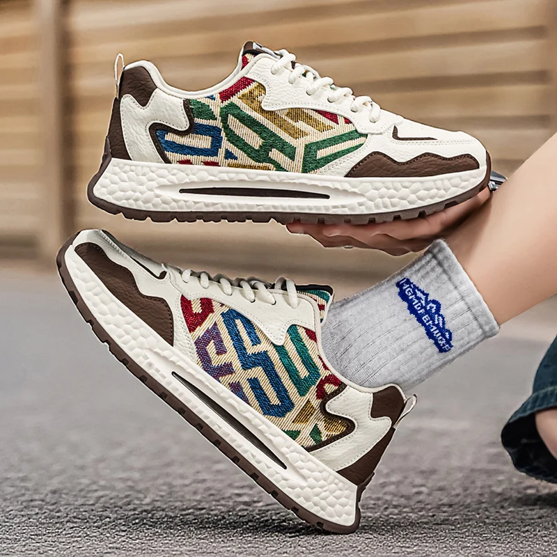 

Men's Sneakers Designer Casual Shoes Fashion Platform Running Shoes Outdoor Tennis Shoes Hot Selling Soft Men Vulcanized Shoe