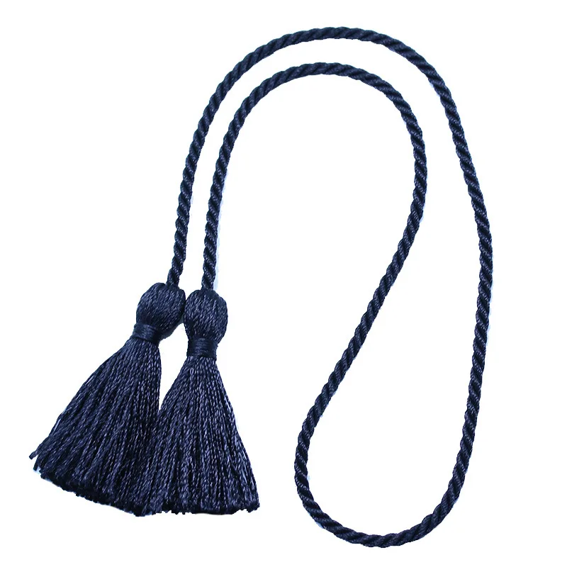 2-10Pcs 54cm Lange Seil Doppel Fringe Trim Quasten Handgemachte Seide Lesezeichen Quaste Für Vorhang Dekoration DIY handwerk Nähen Liefert – Detail 3