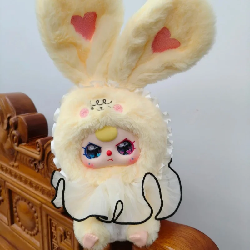 Genuíno bebê três caixa cega lírio coelho cidade v2 série kawaii boneca de pelúcia saco pingente ornamento desktop decoração presente surpresa