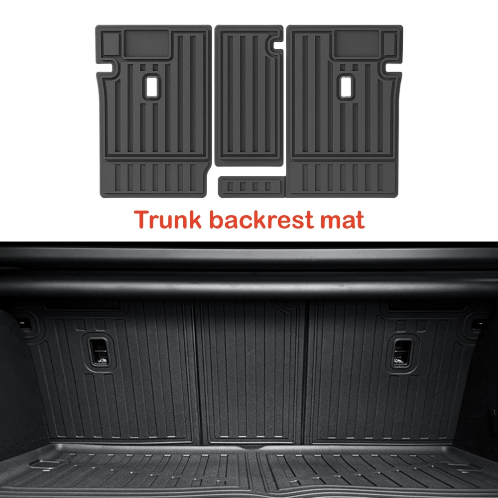 Für Audi A5 2024 2025 (nicht für A5L) TPE-Fußmatten, Kofferraummatte, 3D-Laderaumauskleidung, Bodenteppiche, wasserdicht, Allwetter-Bodenauskleidung, LHD – Detail 5
