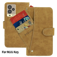 Vintage Leather Wallet NUU A25 Case 6.7\