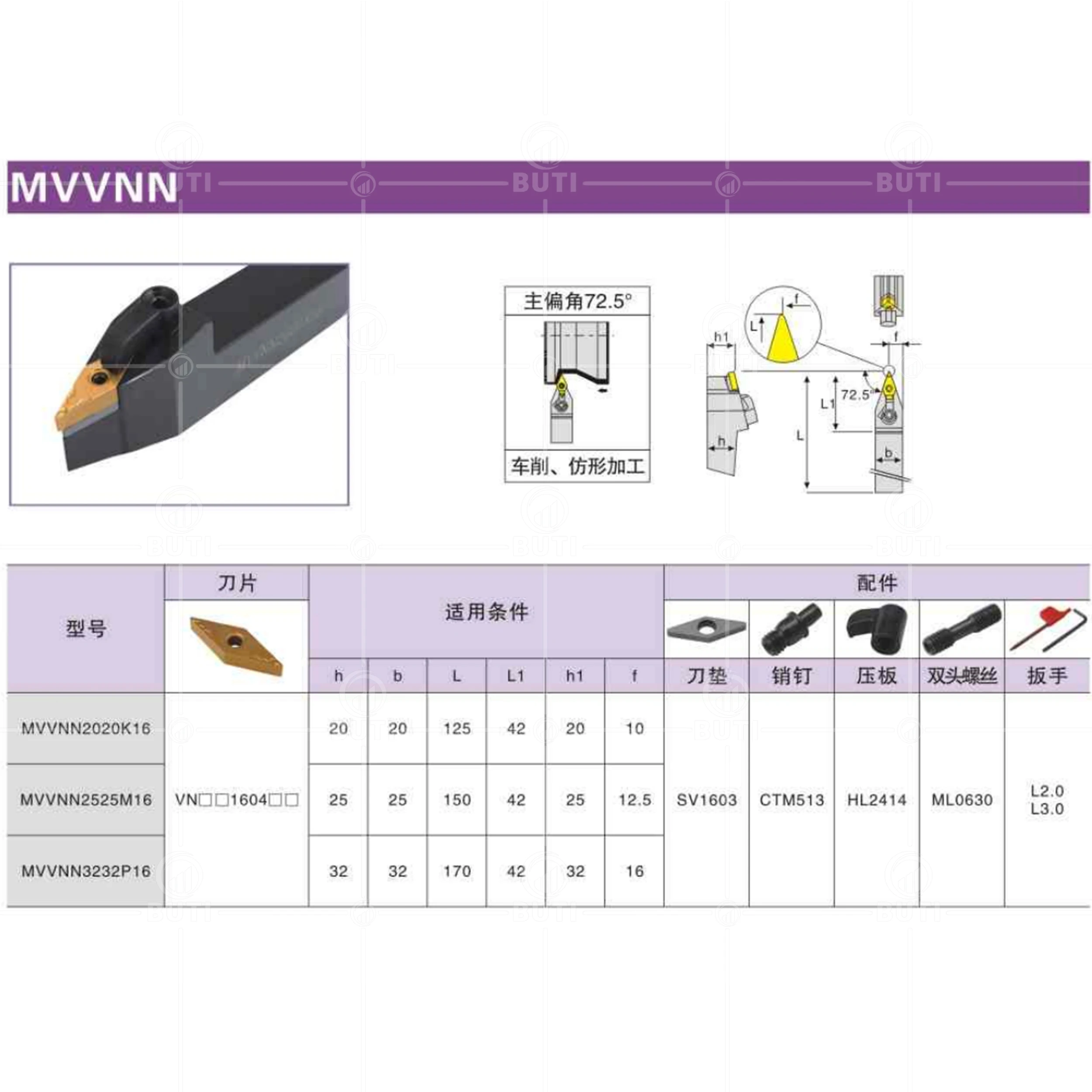 DESKAR 100% Original MVVNN1616H16 MVVNN2020K16 MVVNN2525M16 External Turning Tool Arbor CNC Lathe Cutter For VNMG Carbide Insert