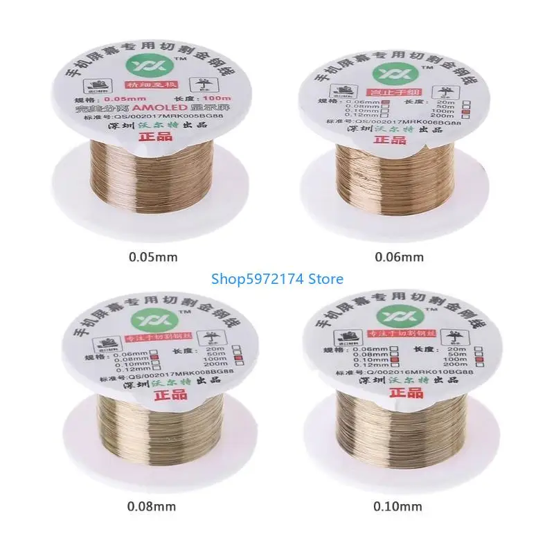 

Y3NB 4 Sizes Wire Cutting Line LCD Display Screen Separator Gold