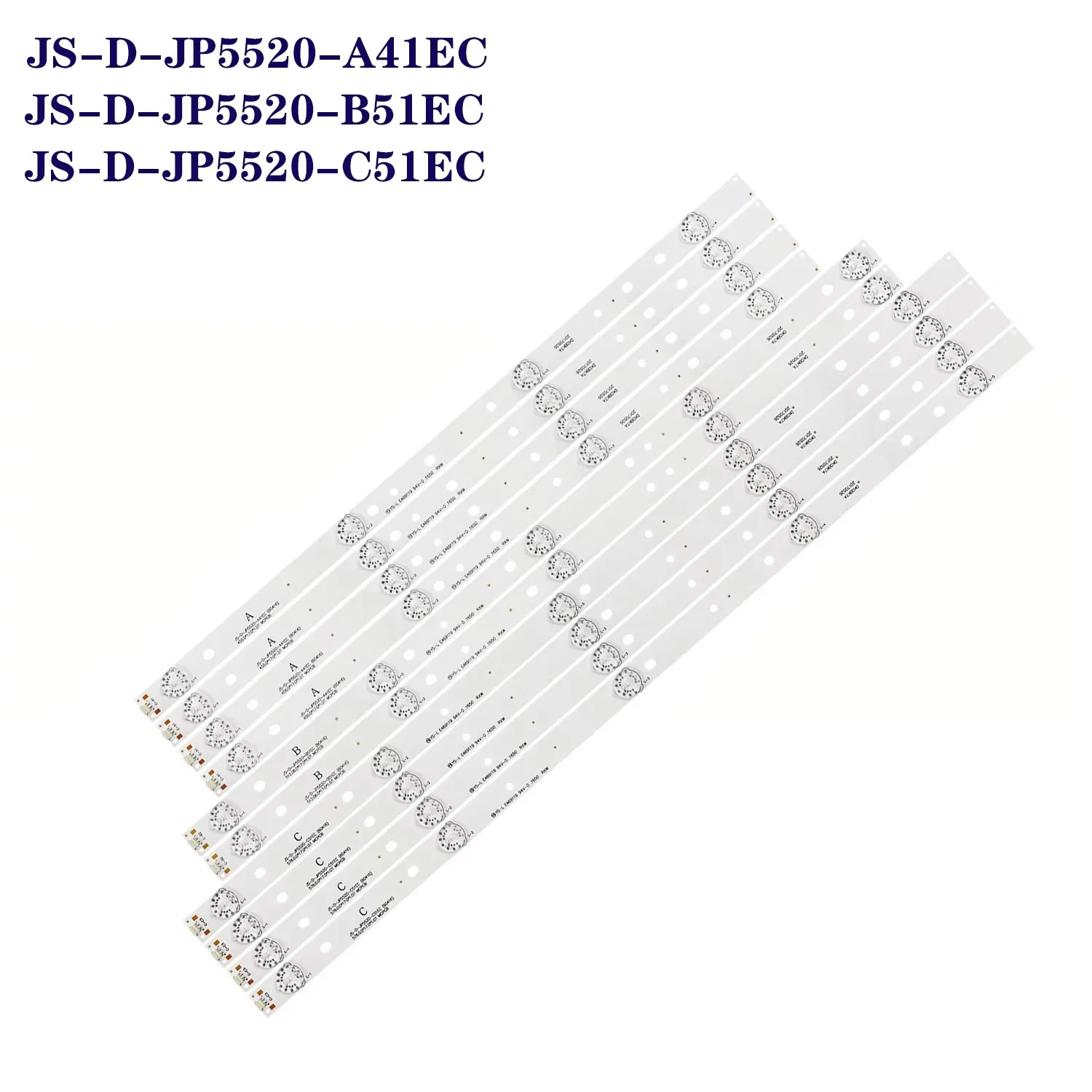 

10 шт. светодиодная лента для подсветки AKAI AKTV551 AKTV5512TS JS-D-JP5520-A41EC B51EC C51EC (60416) MS-L0956-L M R YS_LE 469119