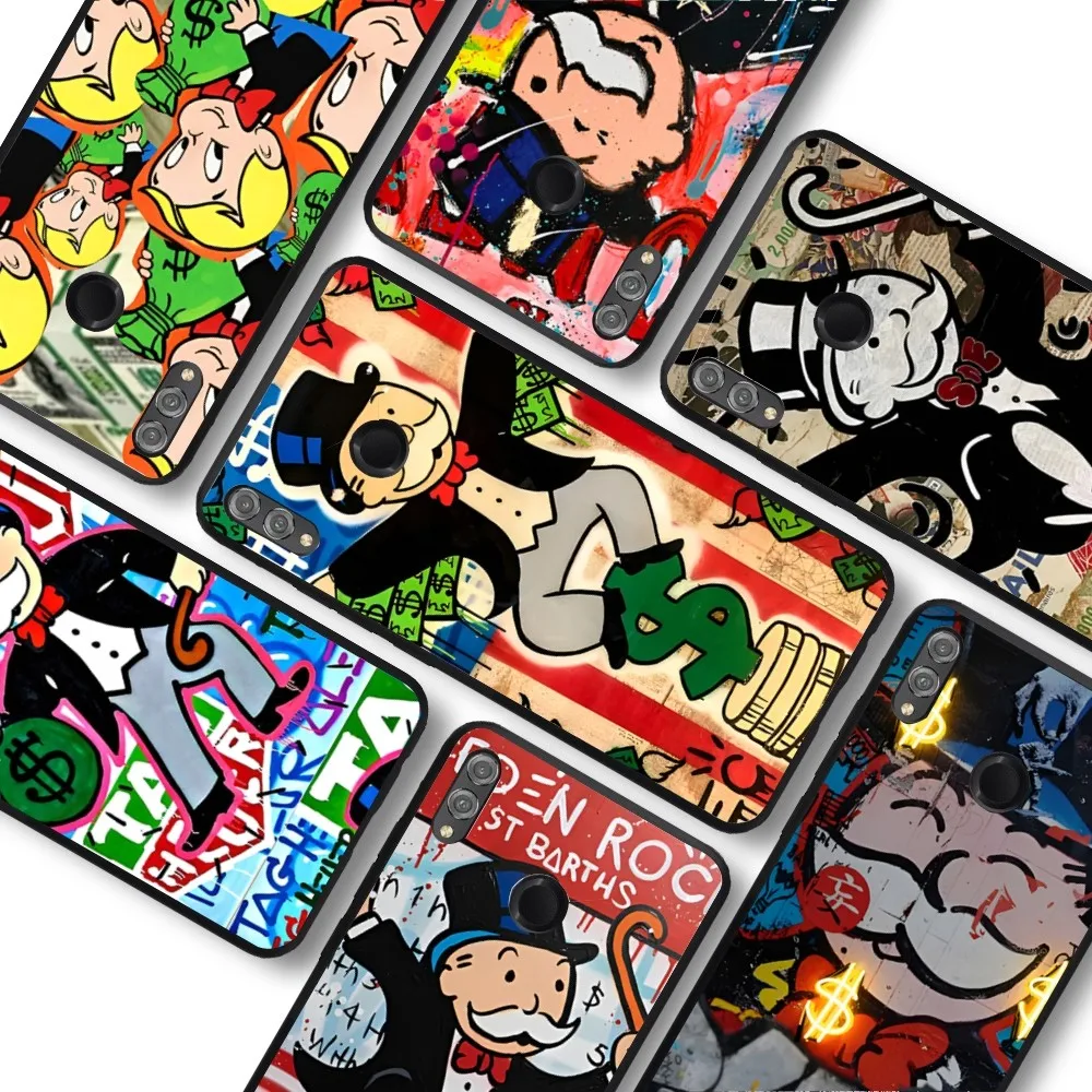 

Cartoon Dollar Money Phone Case For Huawei Honor 10 lite 9 20 7A 9X 30 50 60 70 pro plus Soft Silicone Cover