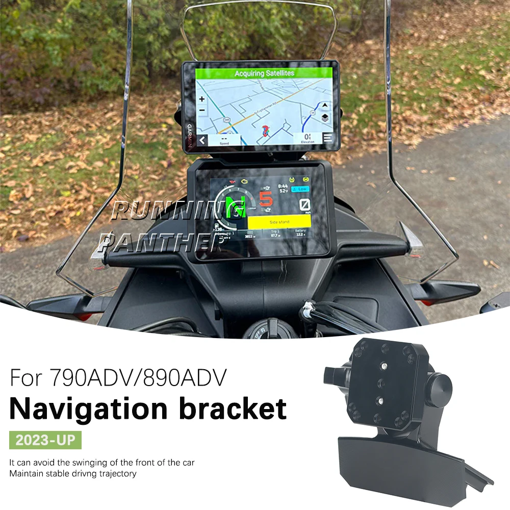 

Motorcycle Navigation Bracket For 790 890 Adventure ADV 2023 2024 Accessories Mount Stand Smart Phone GPS Handlebar Stand Holder