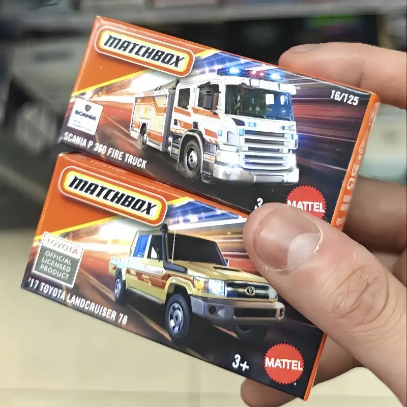 

Genuine Matchbox Car City Hero Transportation Series Toy Vehicles Alloy Model Wheel Sports Car Collection Toys Boy Birthday Gift
