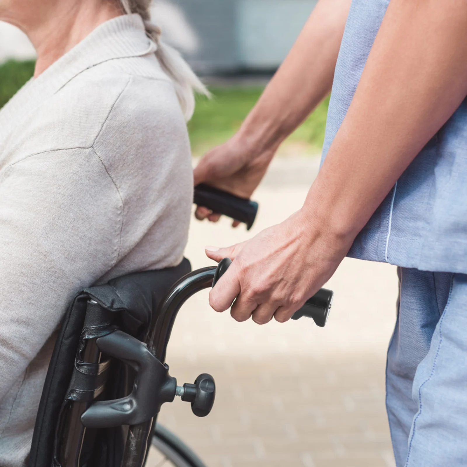 

Rubber Handle Cover for Shopping Cart Trolley Universal Fit Anti Slip Round Grocery Protector Comfortable Kitchen Bar