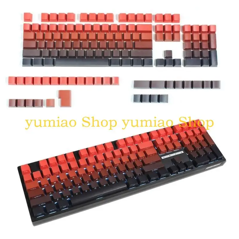 

587B градиентные полупрозрачные колпачки для ключей, установленные OEM-колпачки для улучшения светодиодных световых эффектов