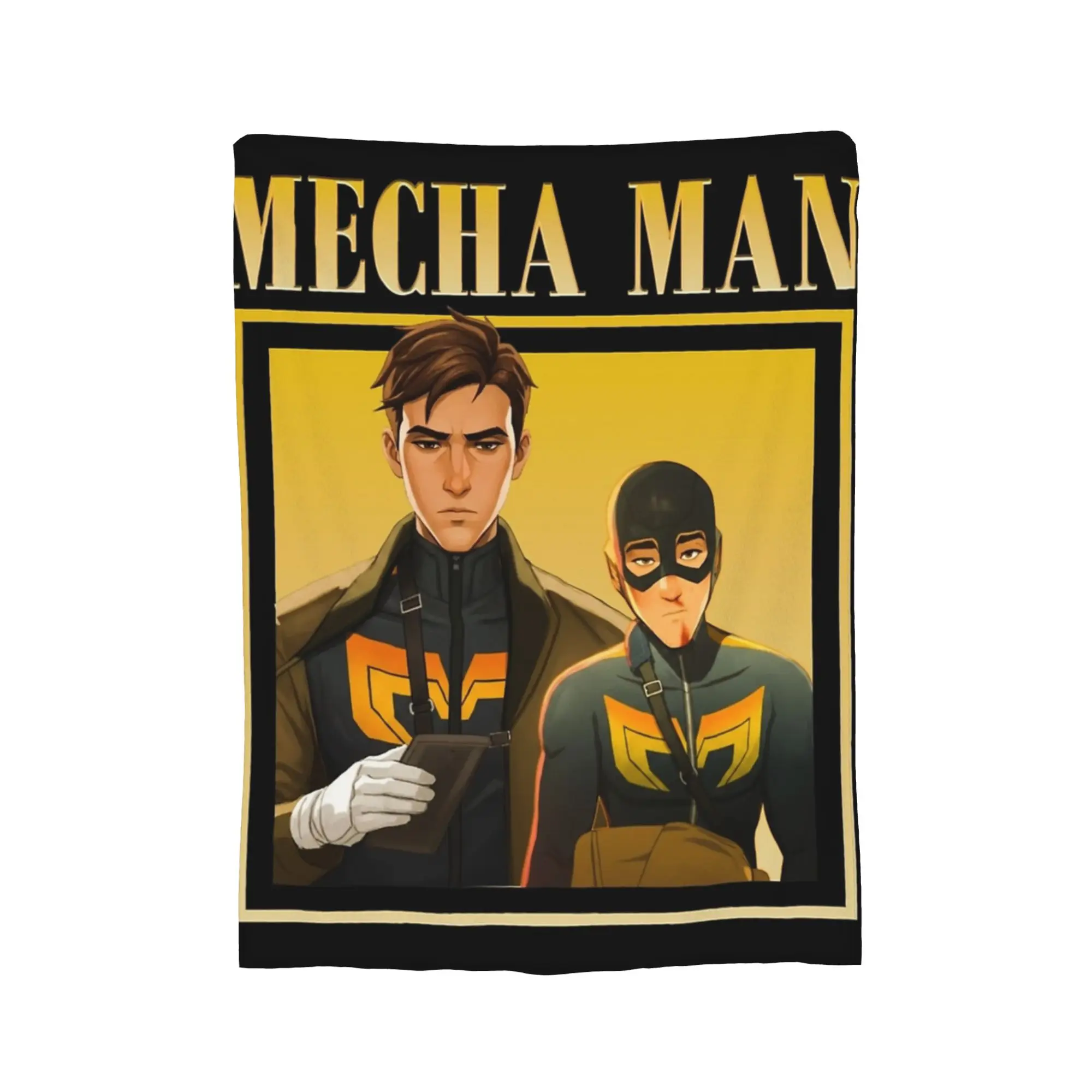 Mecha Man Robert Dispatch Game البطانيات الفانيلا الصيف تكييف الهواء تنفس لينة رمي بطانية للسرير الأريكة المفارش