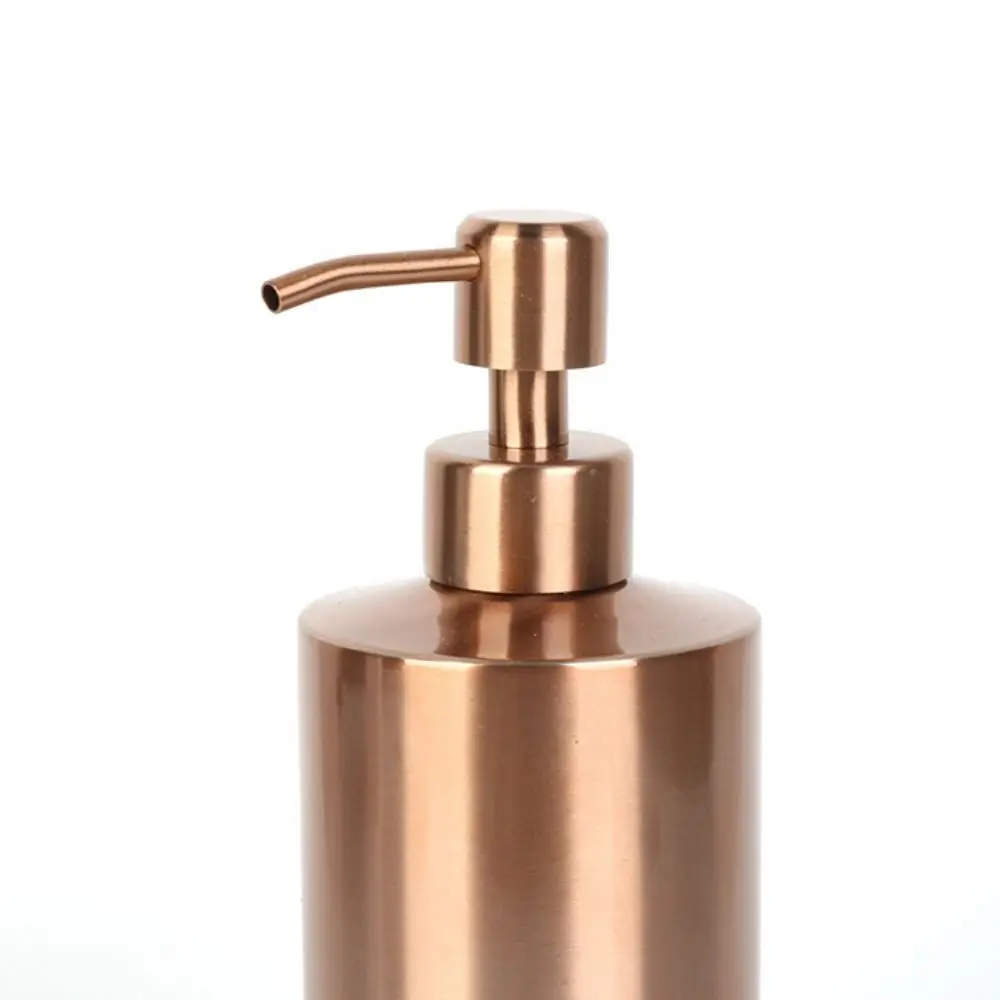 Stainless Steel Soap Dispenser 250ml/350ml/550ml Rose Gold Lotion Pump Metal Pump Manually Pressing Hand Sanitizer Bottle