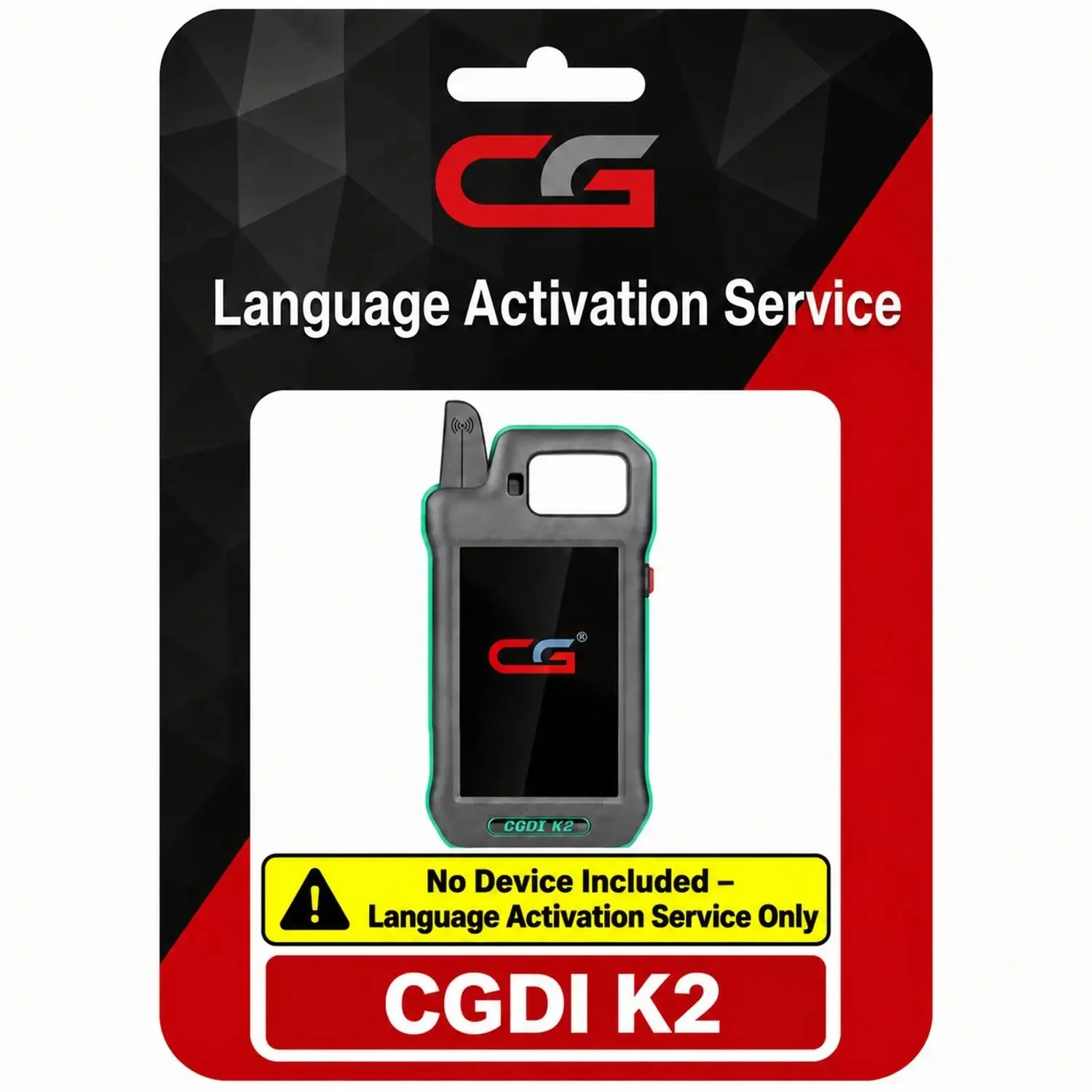 CGDI K2 Professional Multi‑Functional Locksmith Key Tool, Device Language Activation Service (Customized Service, No Shipping)
