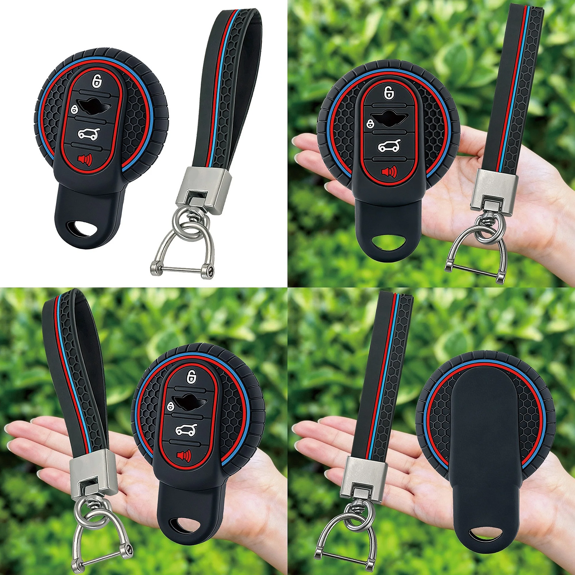 Silicone Car Remote Key Fob Cover For BMW MINI COOPER S ONE JCW F54-F60 Clubman Countryman