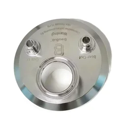 Kegland 4 Inch Stainless Steal End Cap Blind Plate Cover with Boddy Connects Brewing Tool BrewBuilt Accessary