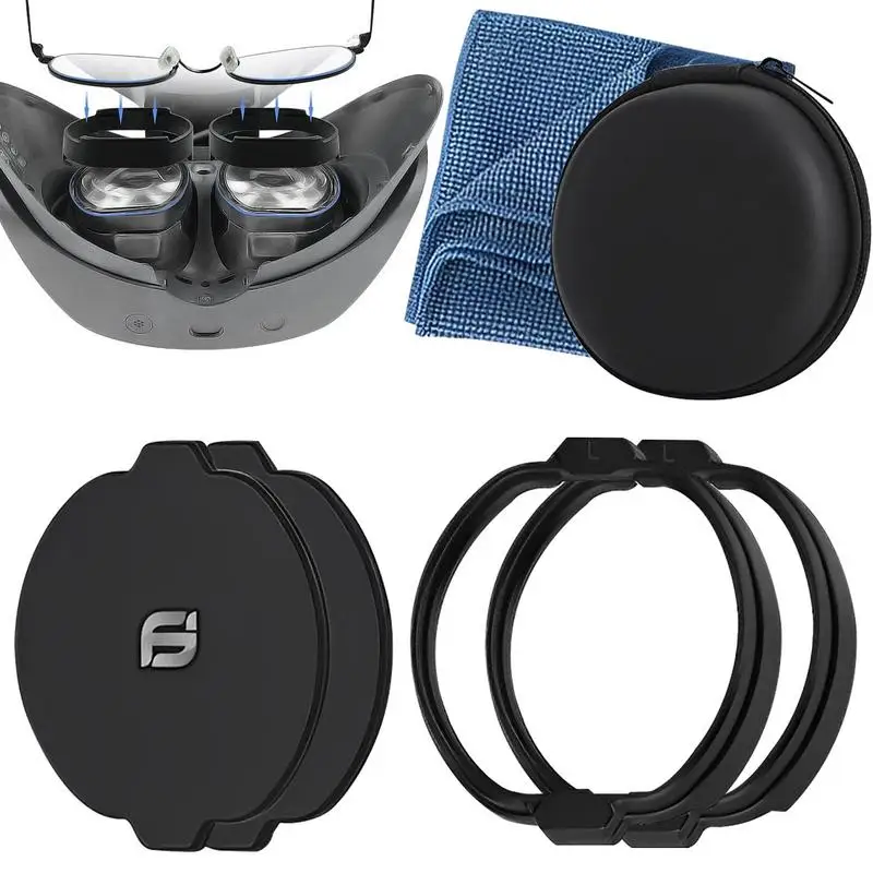 Magnetic Eyeglass Frame For PS VR2 Headset Myopia Far-sighted Lens Protection With Case For PlayStation VR2 GLASSES Accessories