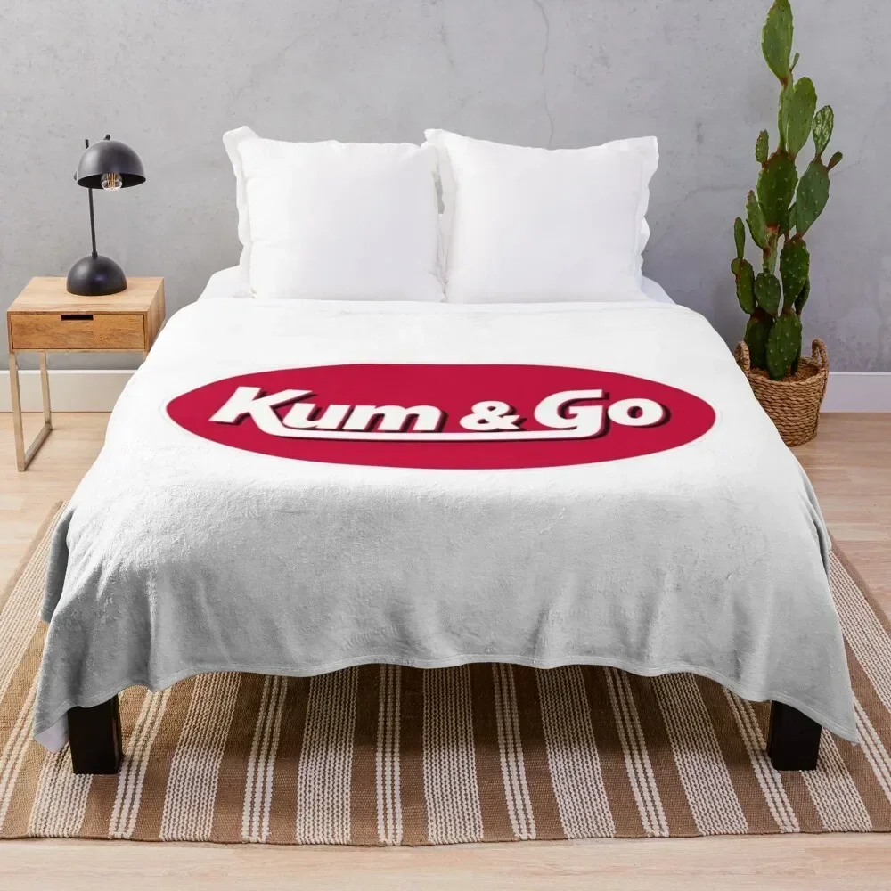 

Kum And Go Logo T-Shirt Throw Blanket Cozy Microfiber Throw Blanket for Home Bedroom