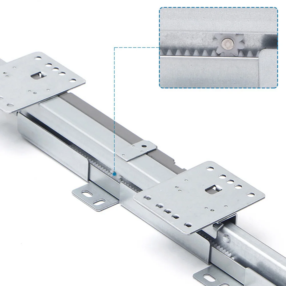 High Depth Cabinets Heavy-Duty Slide Rails Wardrobe Buffer Damping Silent Push-Pull Slides for Wardrobes/ Shoe / Wine Cabinets