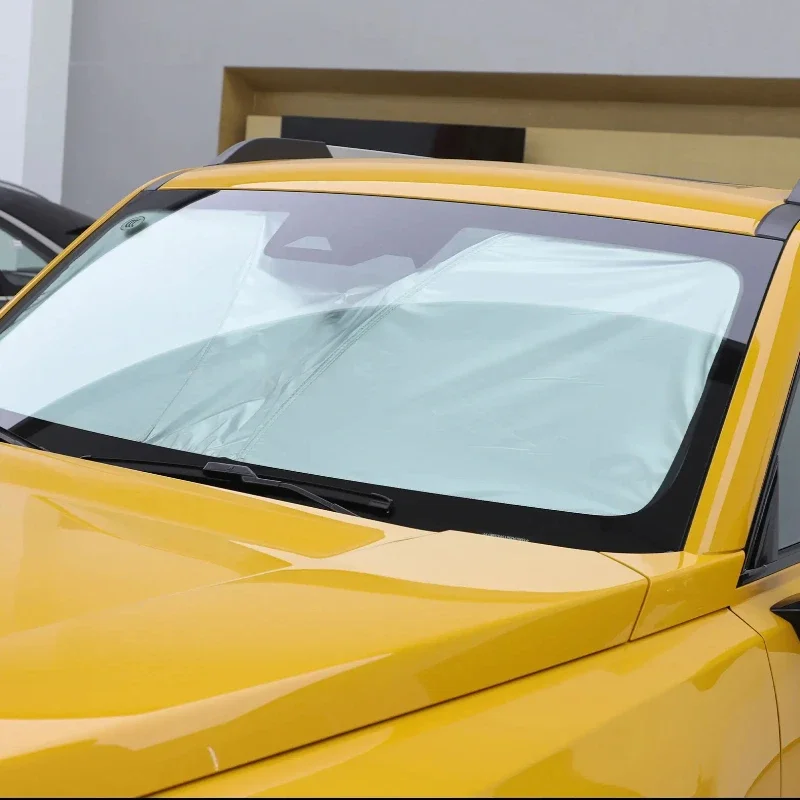 

For Haval Mastodon 2023-2024 Silver Tape Car Front Glass Sunshade Sunscreen UV Protection Sunshade Interior Car Accessories