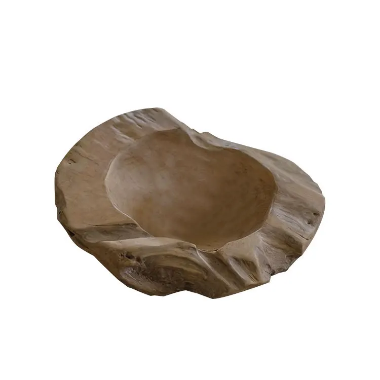 Wabi Sandy Wind Simple Fruit Plate Home Furnishing Homestay Entrance Decorative Tray Snack Plate