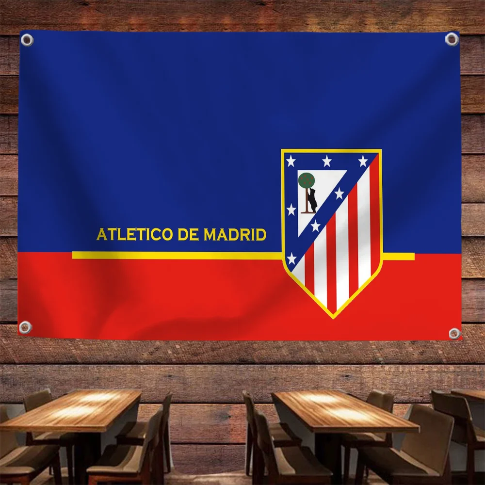 Pride Flag to Hang A-tletico Madrid Advertising Outdoor Decor Wall Decoration Custom Flags and Banners Funny Flags for Rooms