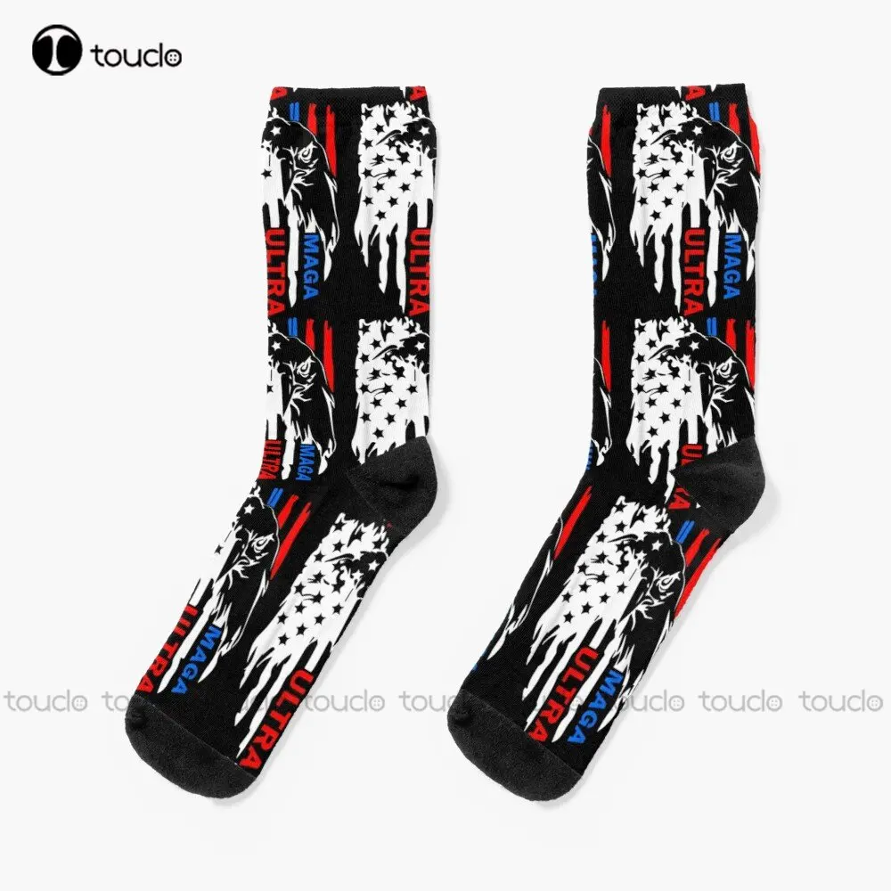 We The People Ultra Maga Socks Custom Men Socks Personalized Custom Unisex Adult Teen Youth Socks Custom Gift New Popular Casual