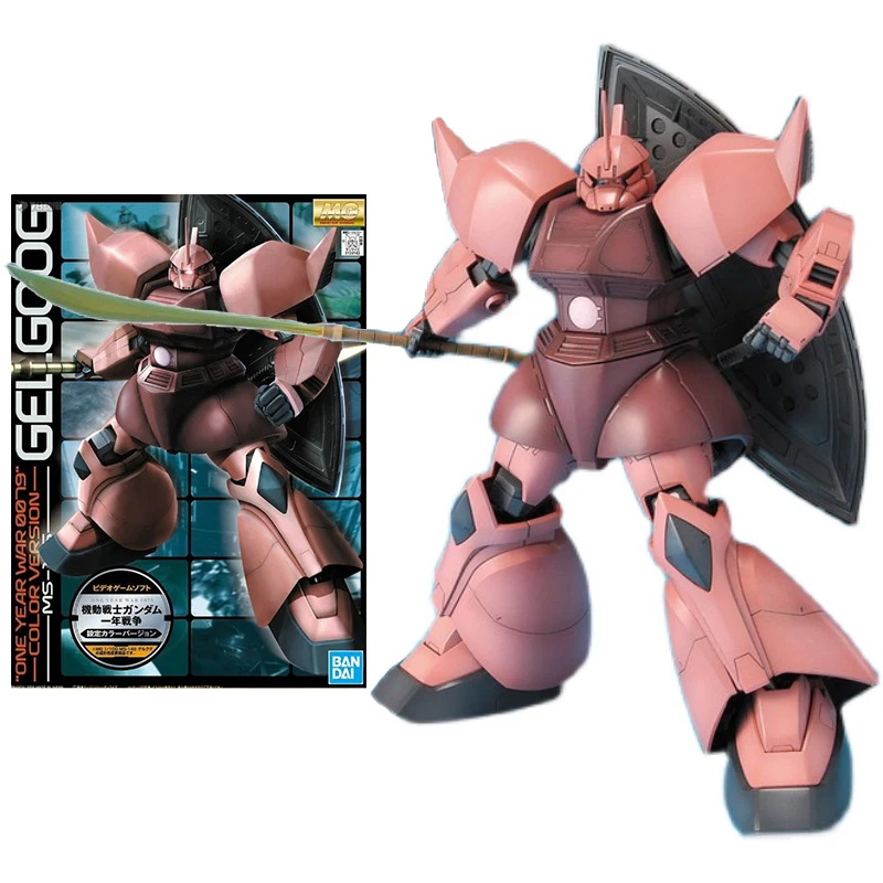 

Bandai Echt Gundam Model Kit Anime Figuur Mg Gelgoog Een Jaar War Collection Gunpla Anime Action Figure Speelgoed Voor Kinderen