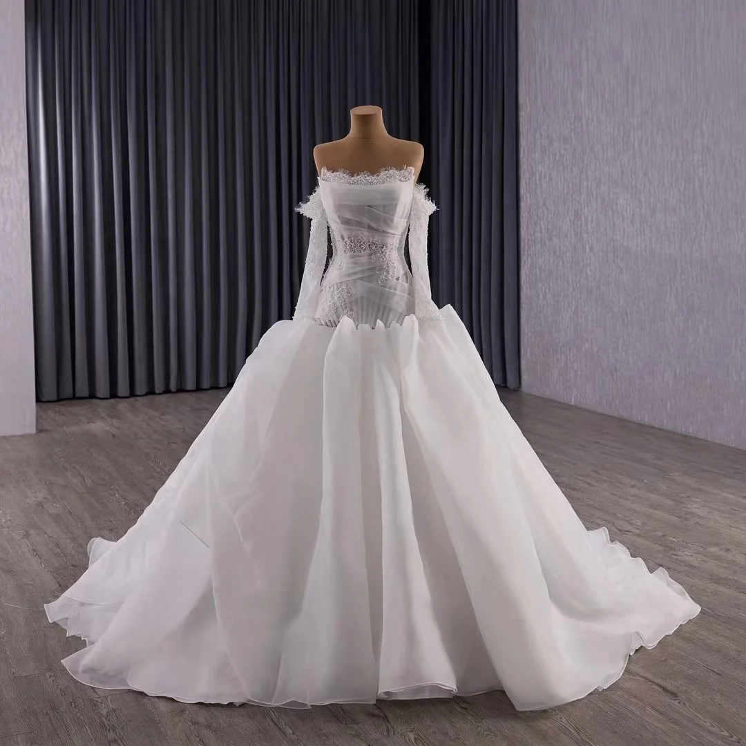 

Kisswhite RSM Collection Customized Real Work Ruffles Mermaid Bridal Dresses