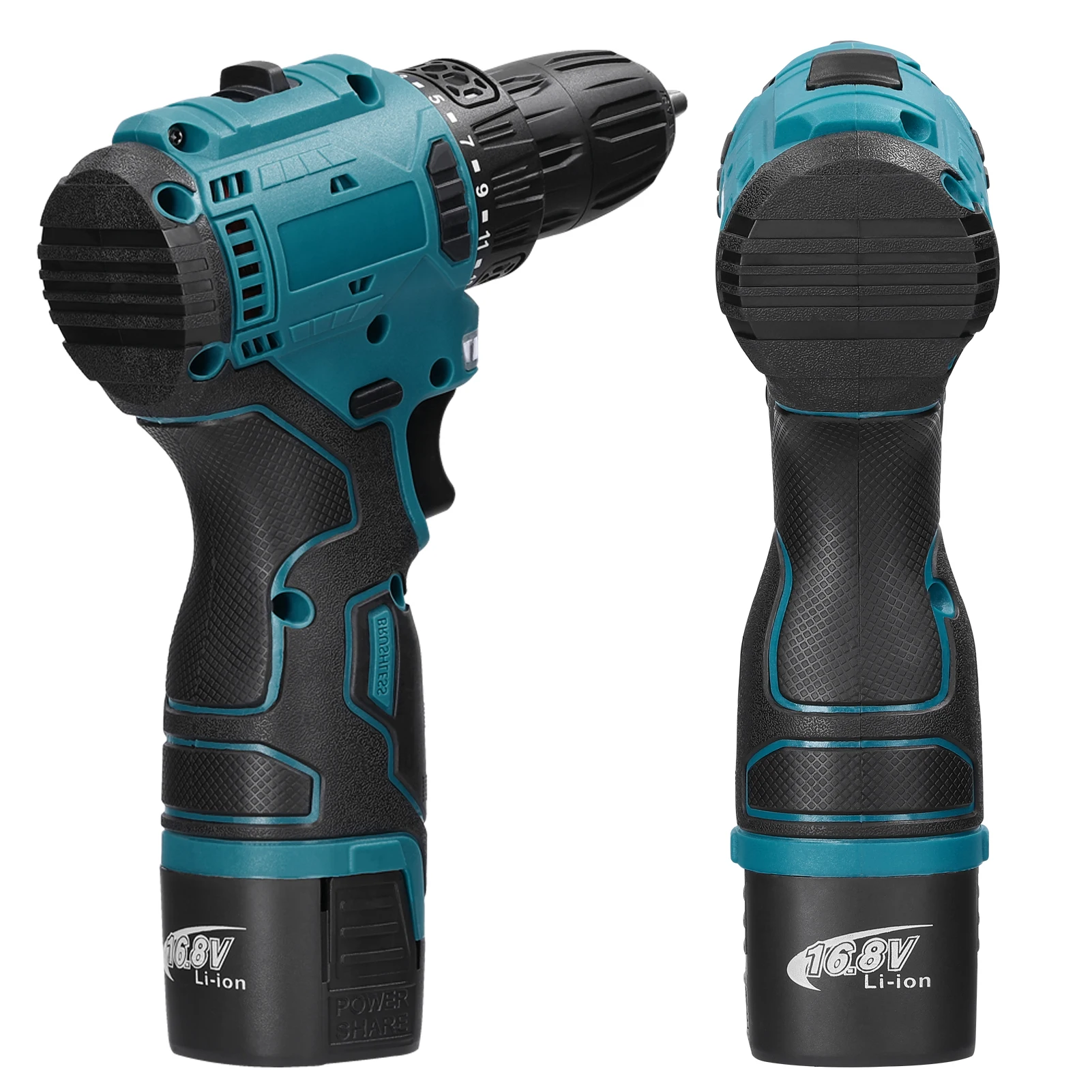 16.8V Cordless Driver Drill Household Electric Screwdriver Regulation Rotation Ways Adjustment Lithium Drill Home Improvement Po
