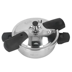 1.8L 18cm Pressure Cooker Stainless Steel Safe Explosion Proof Pressure Cooker Pot for Gas Stove Induction Cooker