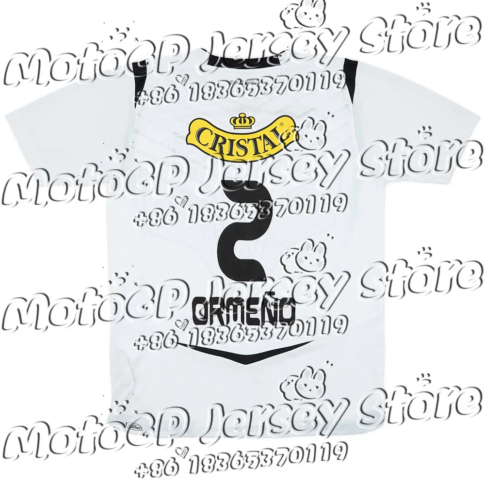 

Summer New Arrivals Colo Colo Home Shirt Lucho Mena #2 Football Jersey 2025 Men's Sports T-Shirts Kids/Adult Universal Size Tops