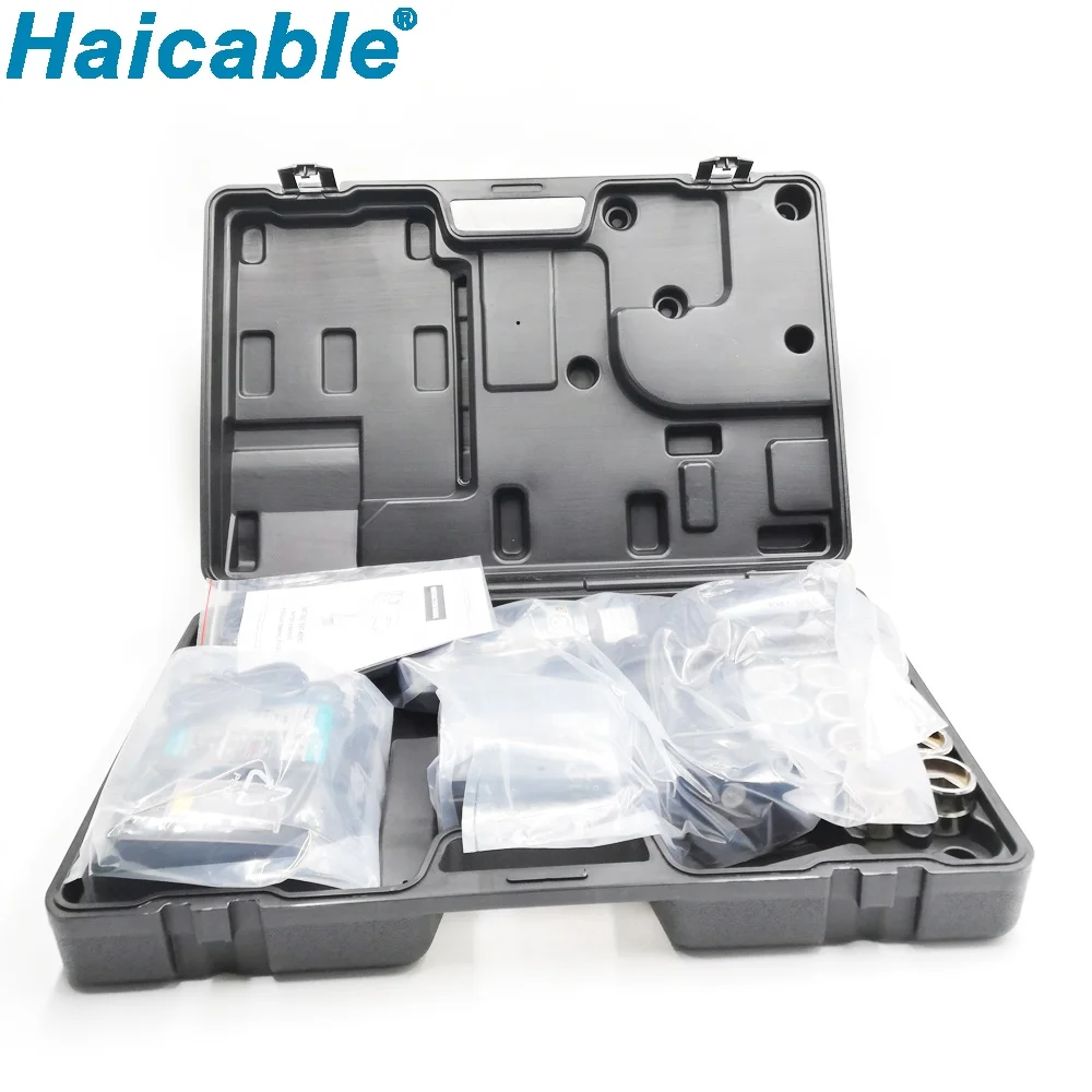 EMT-300C 16-300mm2 رأس العقص السريع 360 درجة الدورية بطارية تعمل بالطاقة أدوات هيدروليكية آلة العقص الهيدروليكية #4