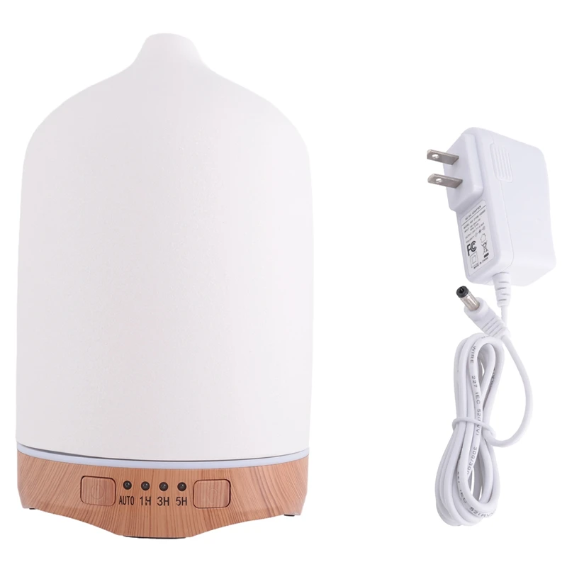 250ML Aromatherapy Essential Oil Diffuser Air Humidifier Cool With 7 Color LED Lights Ceramic Diffuser For Home