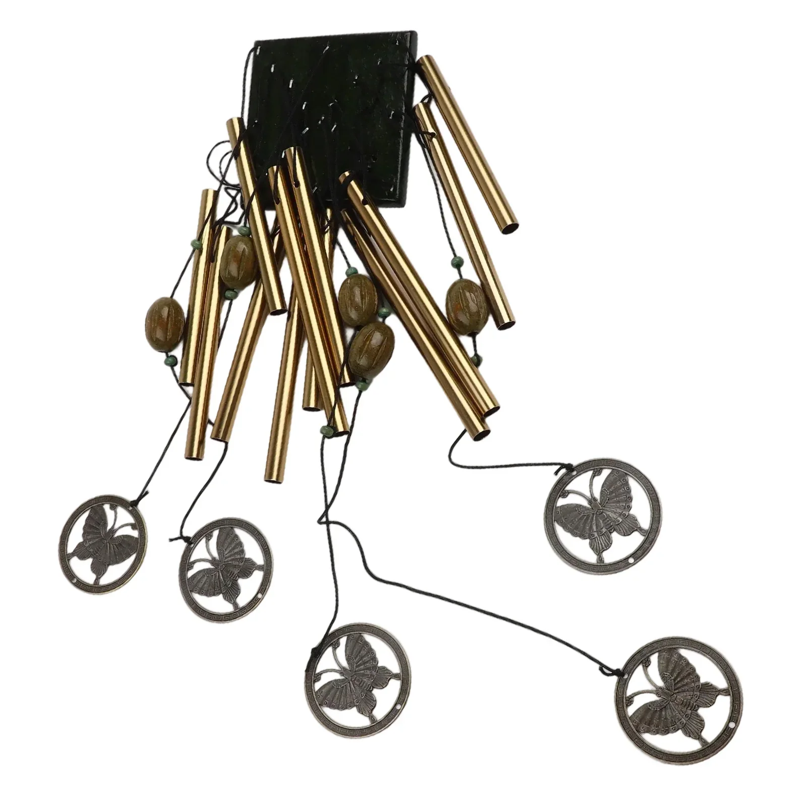 Bell Windchime 60cm Height New Outdoor Porch 1 Pc Practical 12 Tube Quality Wind Chime 13cm Tube Length Copper