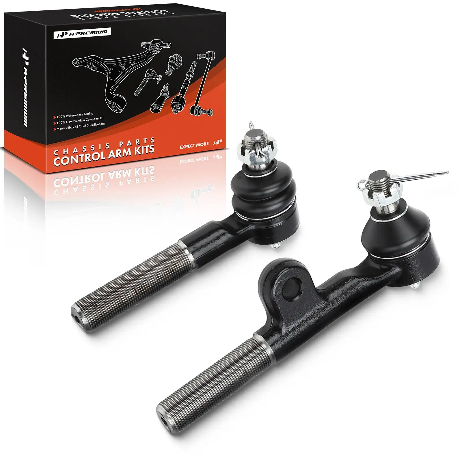 A-Premium 2x Front Inner Tie Rod End for Toyota Land Cruiser 1991-1997 Lexus LX450 1996-1997