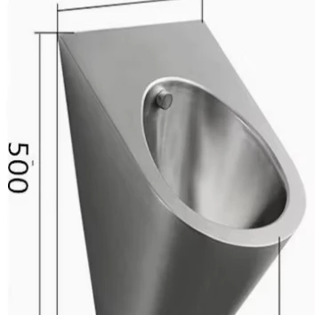 

Серебряный настенный писсуар из нержавеющей стали для мужчин для ванной комнаты, туалетов, общественный писсуар для мочи