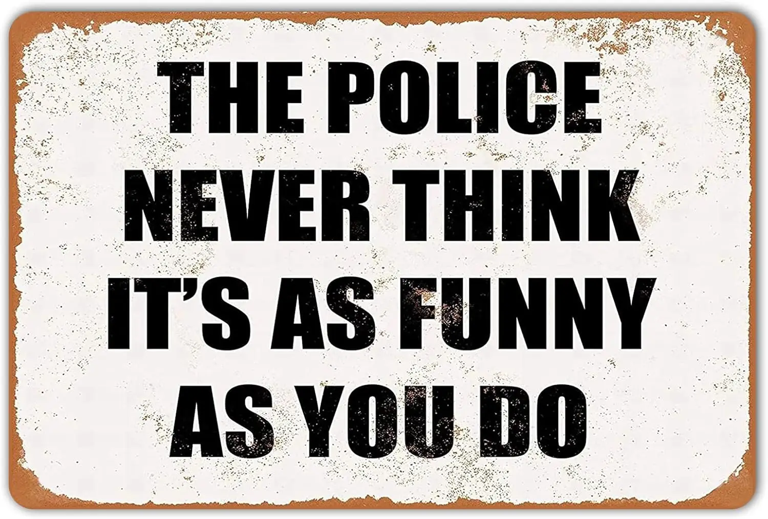 

Винтажный вид, винный погреб, художественные украшения, паб, металлическая вывеска, настенный декор, жестяные вывески, никогда не думаю, это я забавный, ты сделать