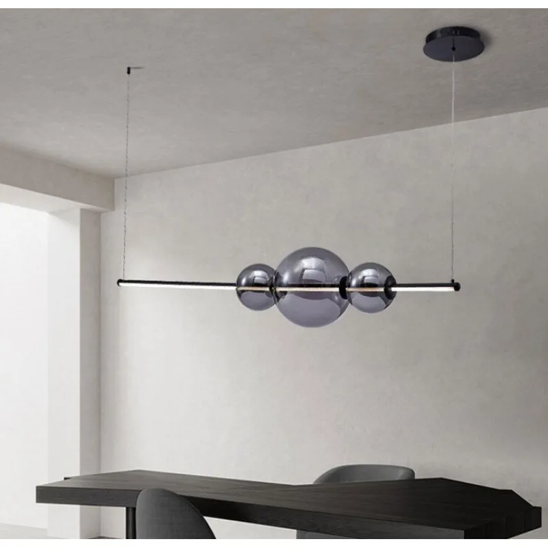 Minimalist Nordic LED Bulb Pendant Light for Dining Room Home Decor Innovative Designer Simple Pendant Light Fixture