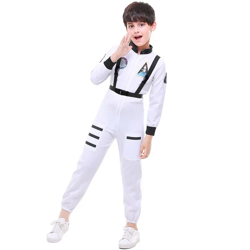 Costume da astronauta per ragazzo Halloween Purim Space Man Costume cosplay Tuta in maschera