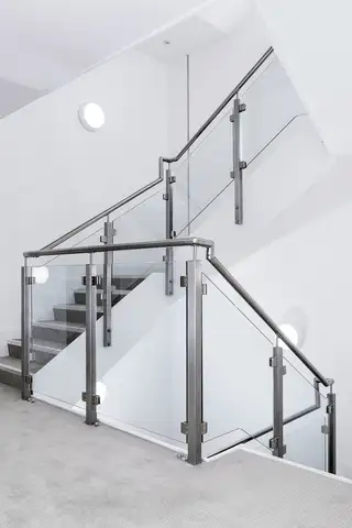 Modern Design Metal Stainless Steel Aluminum Fence Handrail Railing Outdoor Rustproof Pipe Railing Fence Handrails Balustrades
