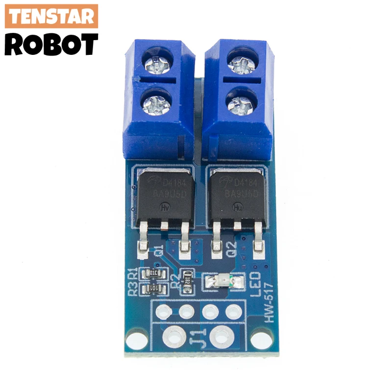 DC 5V-36V 400W FET Trigger Switch Drive Module Board Pack of 8 | Dual Mosfet Treibermodul Dual-Hochleistungs Switching Driver Modul PWM Regler