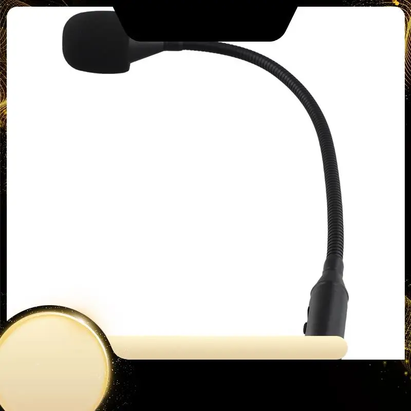 

Gooseneck Microphone 3 Pin Flexible Noise Reduction Gooseneck Plug In Microphone For Meeting Rooms
