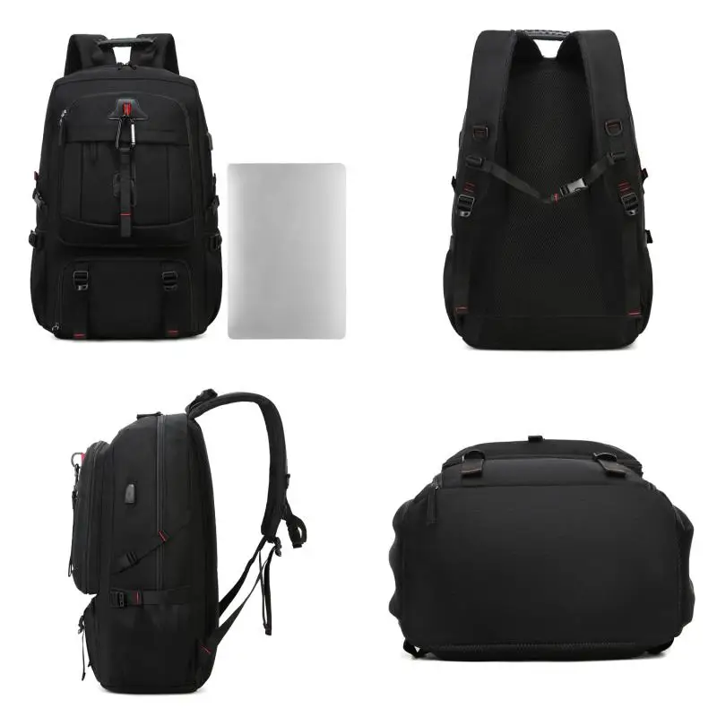 Männer große Kapazität Reise rucksack wasserdichter Laptop-Rucksack mit USB-Ladeans chluss Geschäfts reise Tasche mit Schuh fach