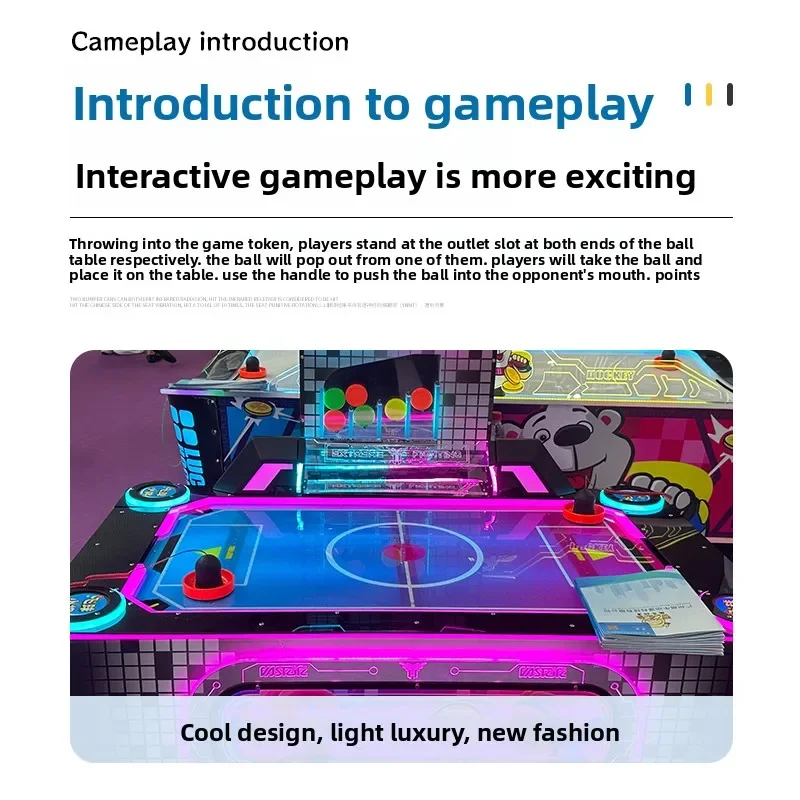 Table Ice Hockey Children's Park Internet celebrity video game city Amusement equipment Amusement machine Hockey coin
