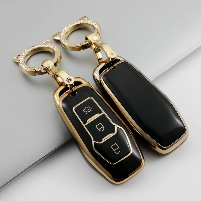 TPU Car Remote Key Fob Shell Cover Case for Ford F-150 Mondeo Galaxy S-Max Explorer Ranger Car-styling