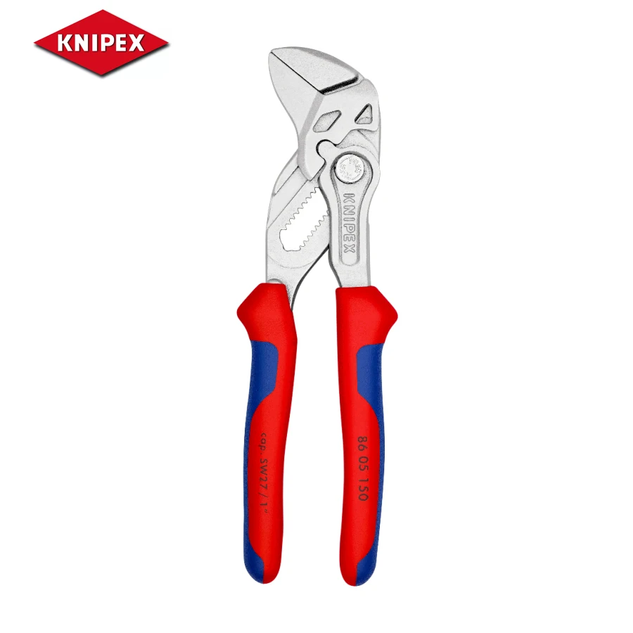 

KNIPEX 86 05 150 Pliers Wrench Chromium Plated Vanadium Steel Water Pump Plier Knipex Hand Tools