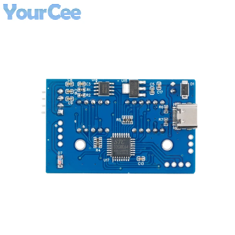 Load Cell AD Weight Pressure Sensor Module HX710 LED Display 24 bit Weighing Instrument Electronic Scale Type-C TTL Modbus RTU