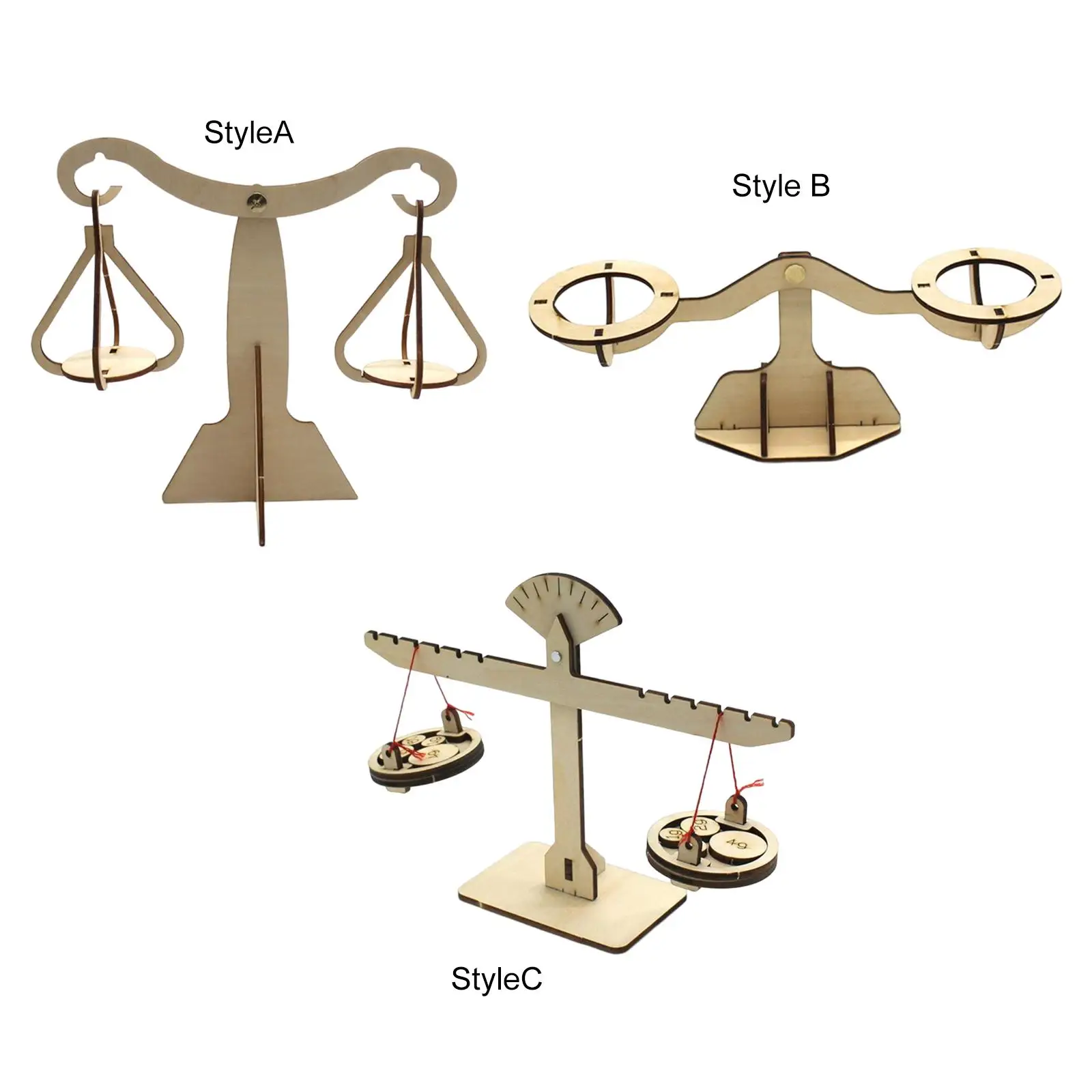 DIY Balance Scale Assemble Experiment Math Teaching Weighing Scale Classroom