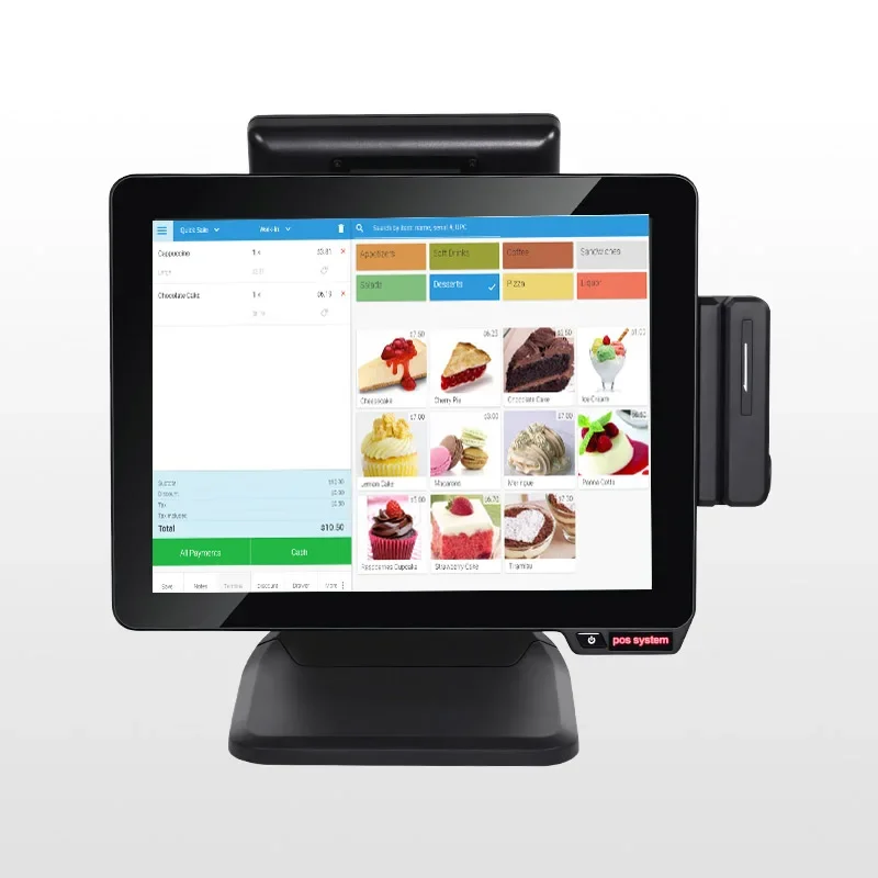 Best 3years Warranty 15inch Aluminium Alloy Shell Touch All In One Fanless Pos Systems For Store