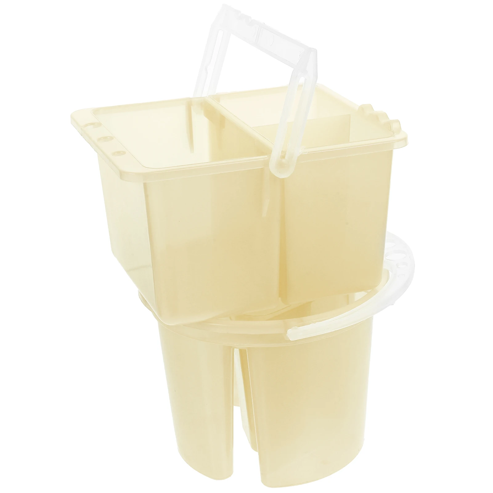

2pcs Paint Brush Washer Reusable Plastic Water Bucket For Artists Compact Brush Cleaner Household Use Wash Supplies